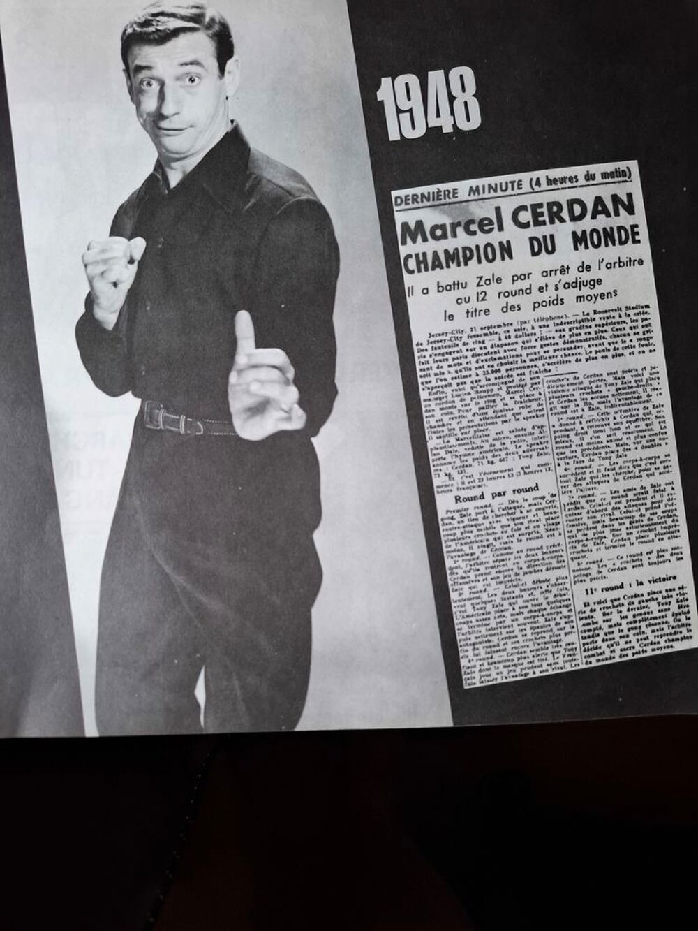 Livre ancien ( YVES MONTAND) 