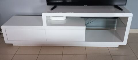 Meuble TV blanc laqu 130 La Sauvetat-sur-Lde (47)