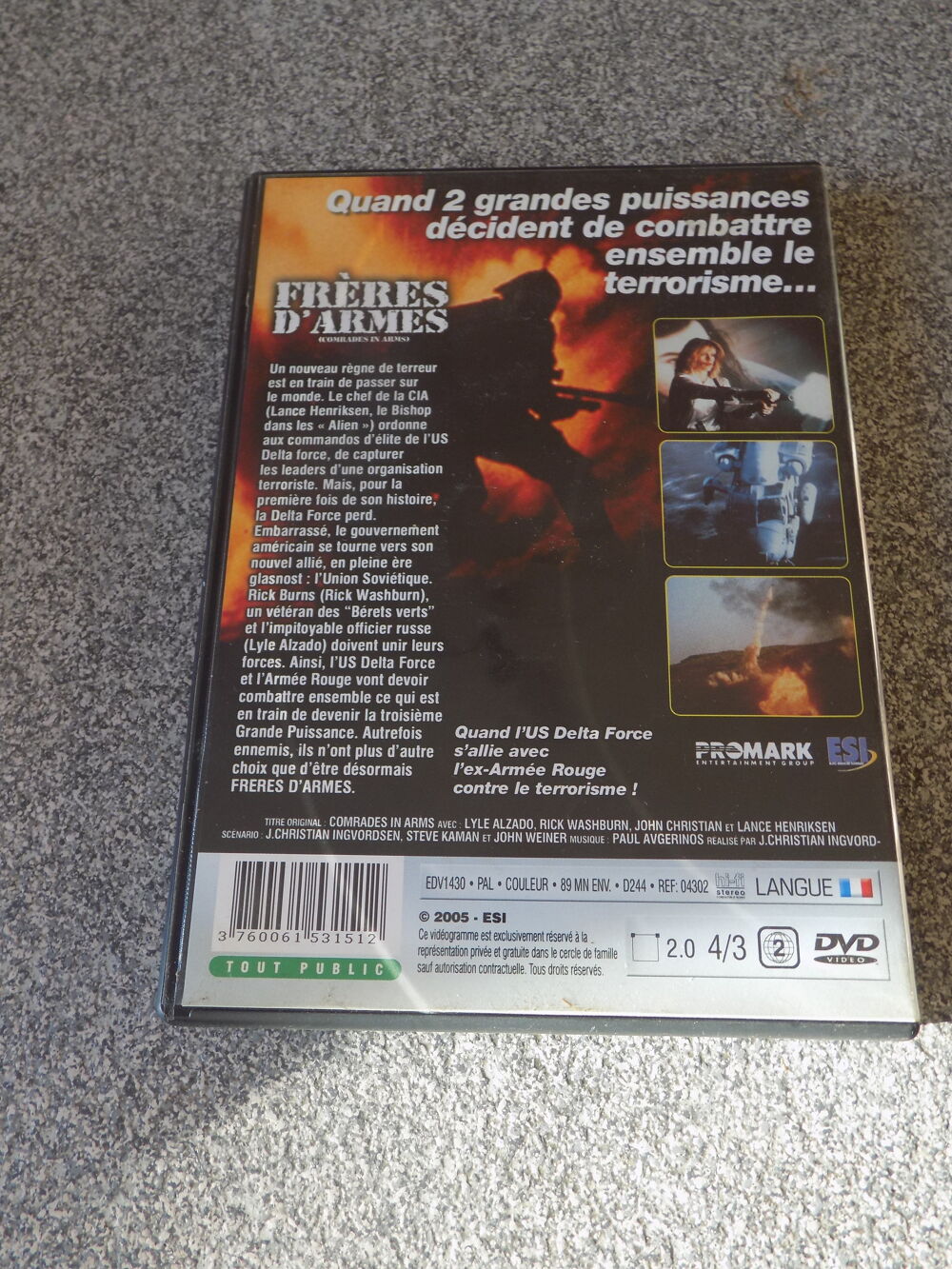 Fr&egrave;res d'armes DVD et blu-ray