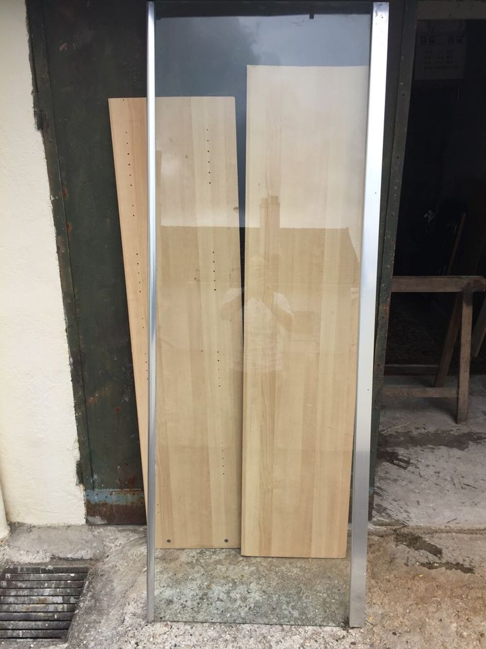 PAROI DE DOUCHE FIXE LATERALE EN VERRE 195X71 Bricolage