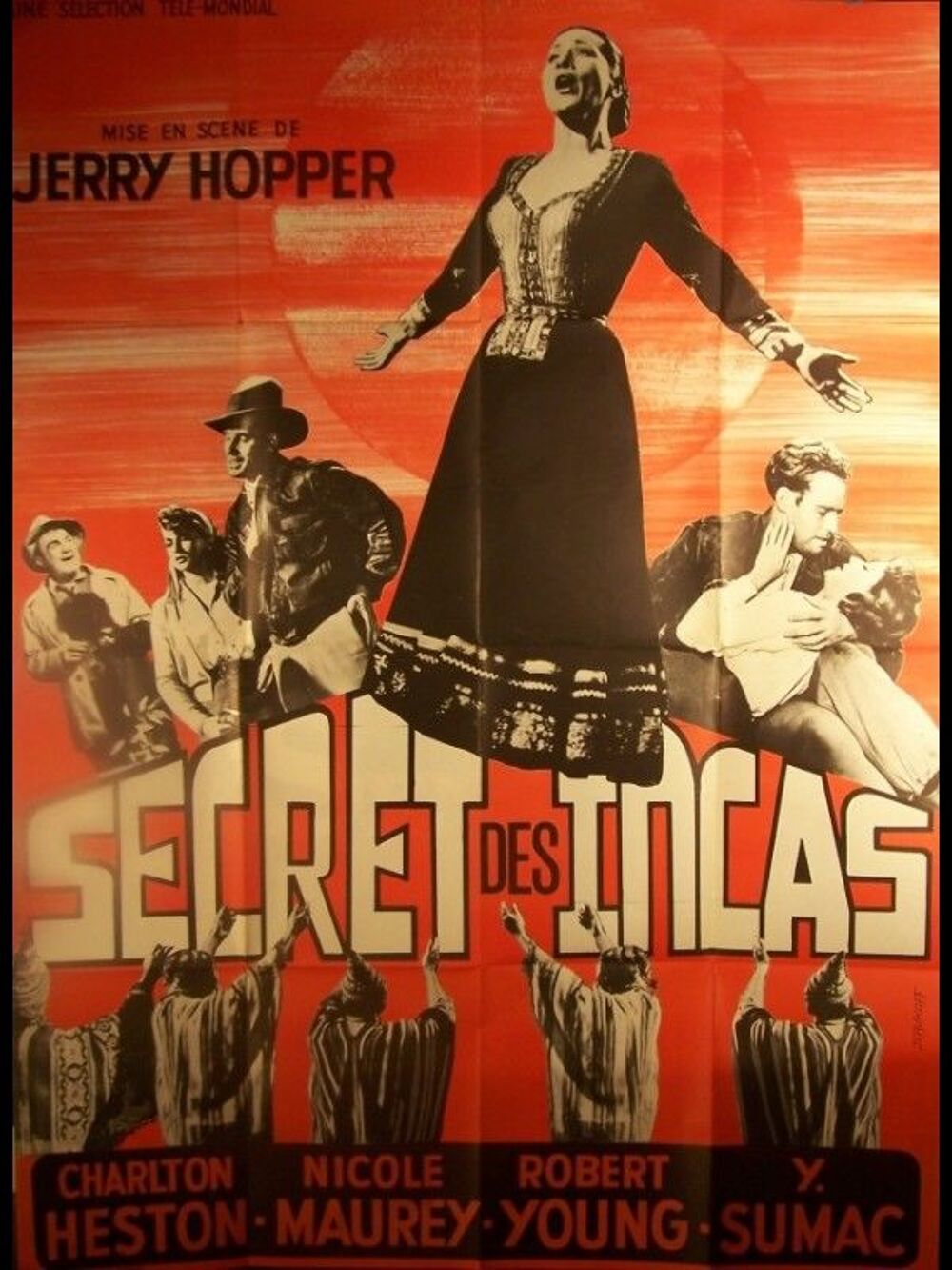 LE SECRET DES INCAS avec charlton heston DVD et blu-ray