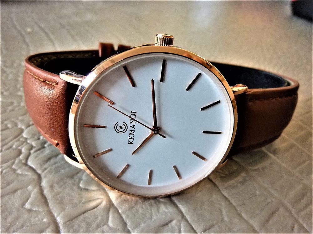 QUEMANQ montre homme plate grande classe 2018 ANQ1083 Bijoux et montres