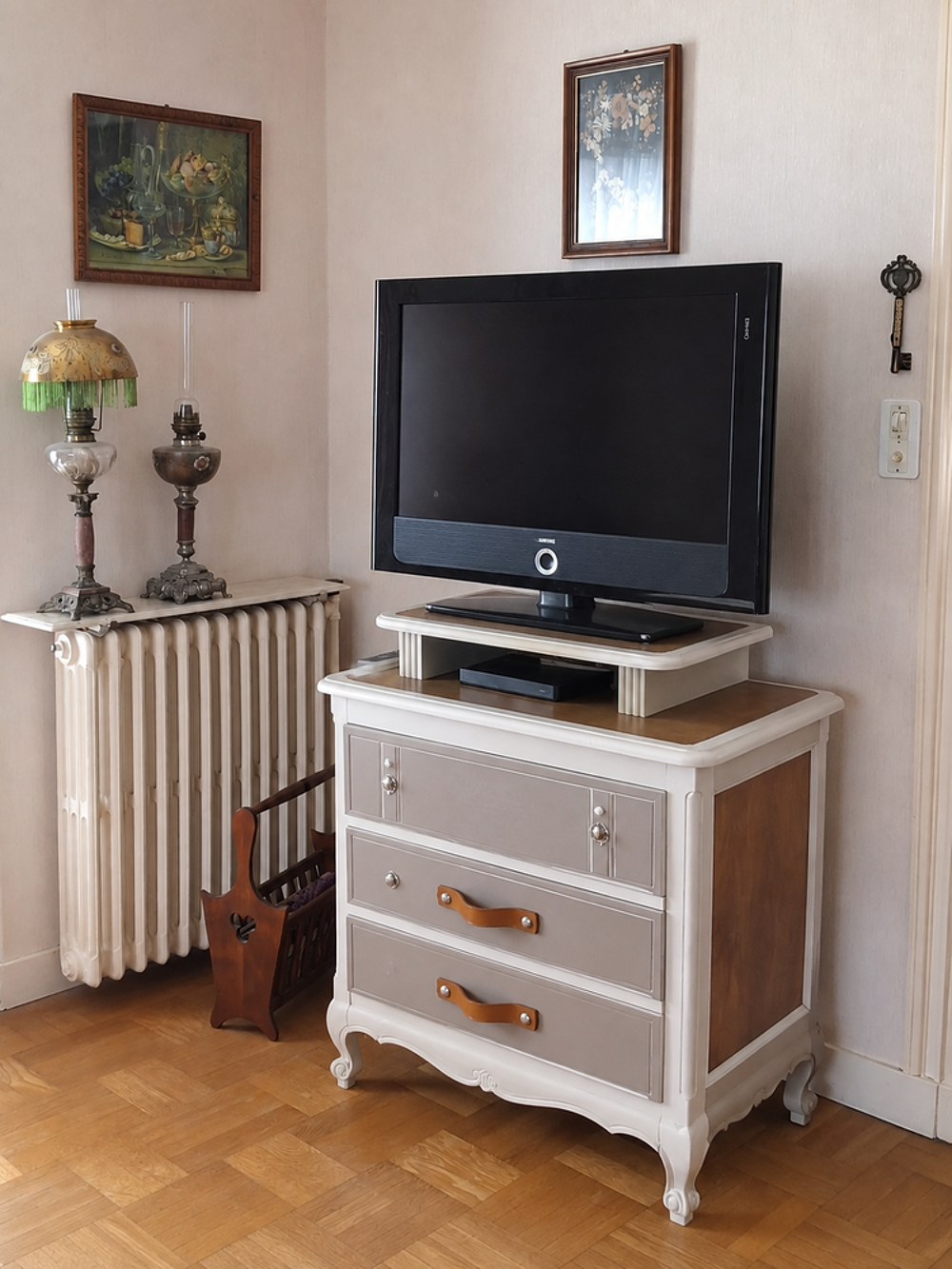 Meuble tv en merisier massif Meubles