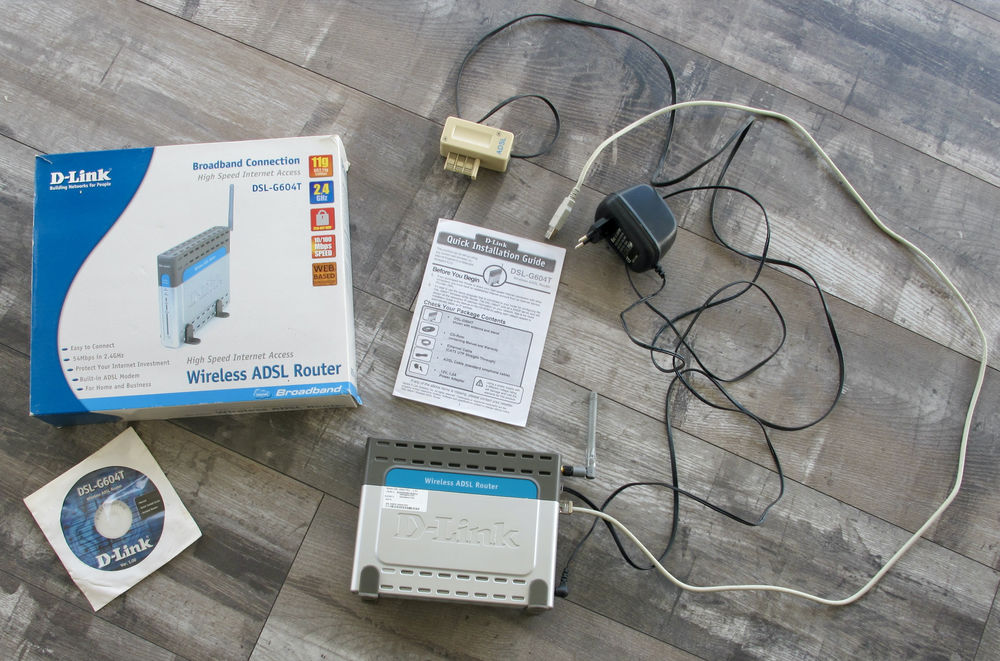 Modem/Routeur ADSL D-Link D5L-504T Audio et hifi