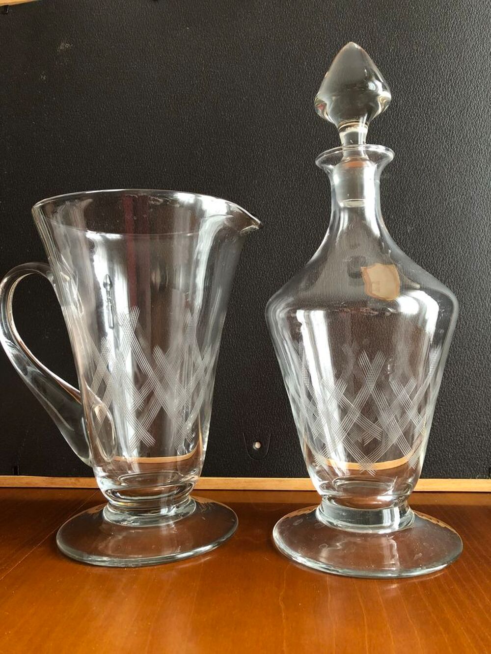 service de verres cristal Dcoration