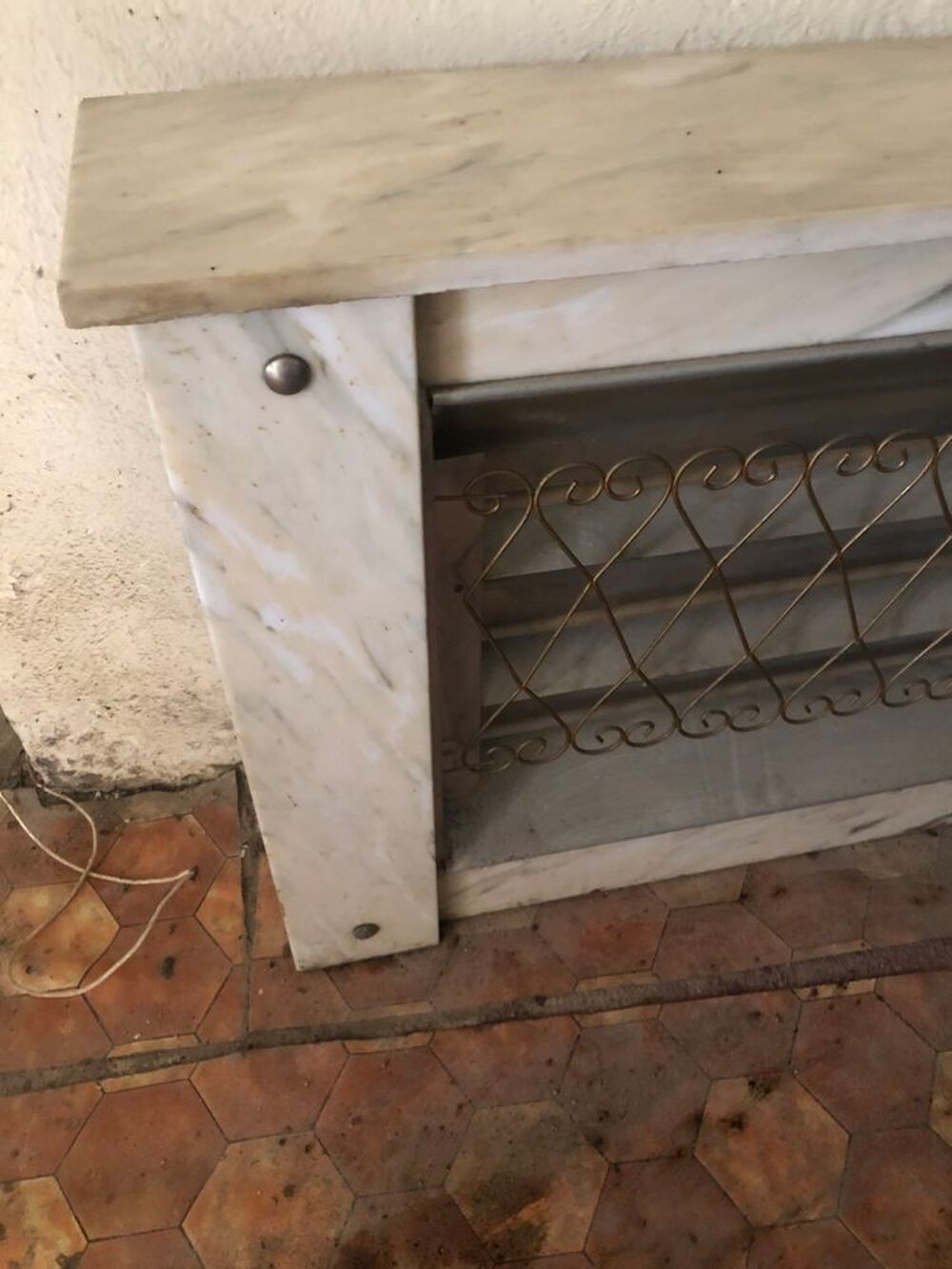 Radiateur &eacute;lectrique marbre d&eacute;co/chemin&eacute;e Bricolage