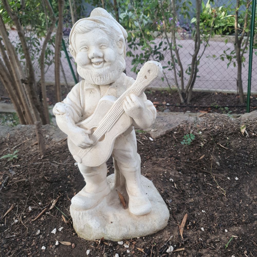 famille de nains de jardin musiciens Jardin