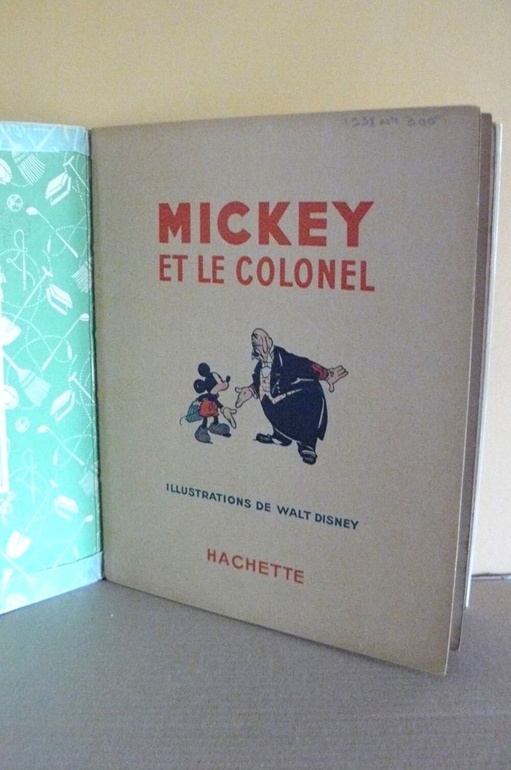 EO Mickey et le colonel - Gottfredson - Hachette - 1938 Livres et BD