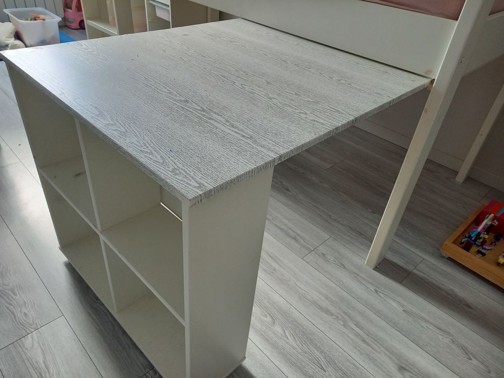 Lit mi hauteur avec bureau Meubles