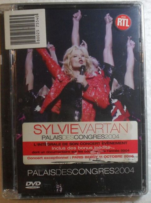 DVD Sylvie VARTAN Palais des Congrs 2004 NEUF 30 Montreuil (93)