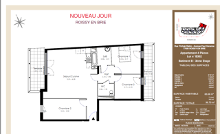  Appartement � vendre 4 pi�ces 83 m�