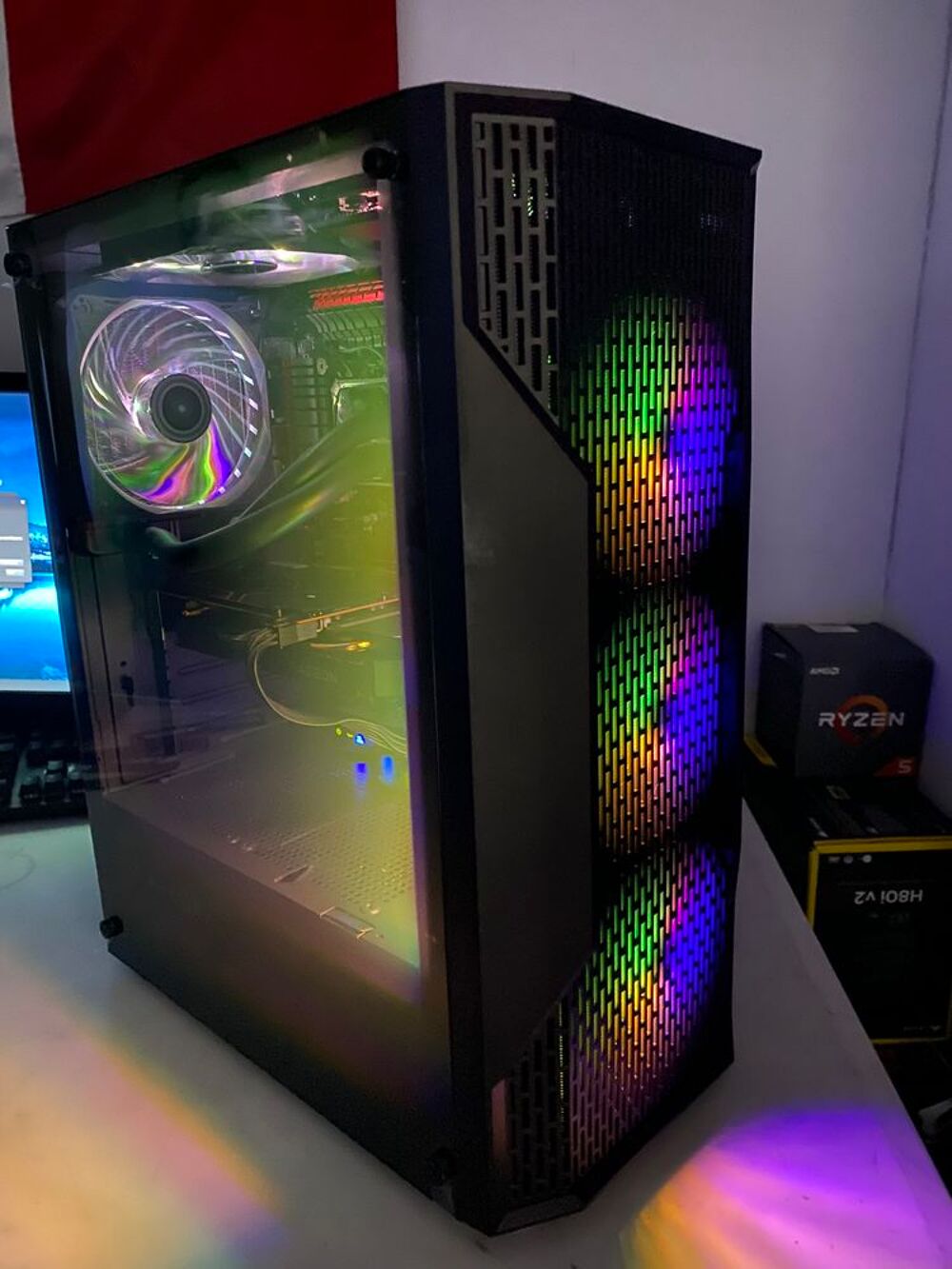 Gamer Gaming PC Intel Core i5 4690k + Radeon 6500xt- OK tous Matériel informatique