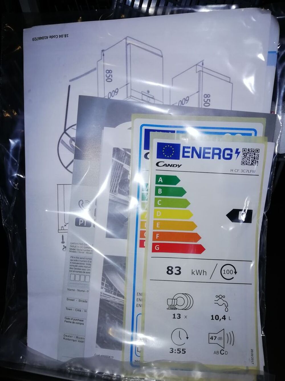 lave vaisselle CANDY Electrom�nager