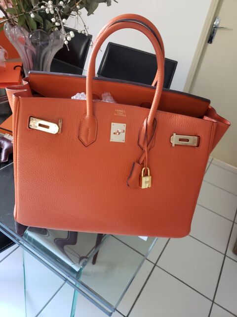 Sac en cuir orange 650 Montpellier (34)