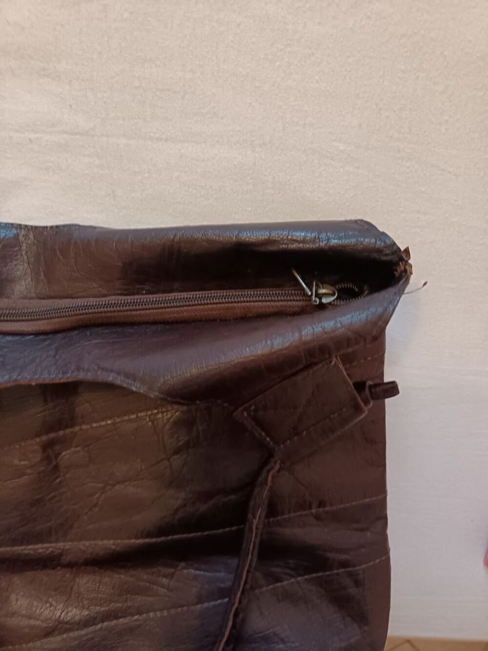 Sac &agrave; main en cuir Maroquinerie