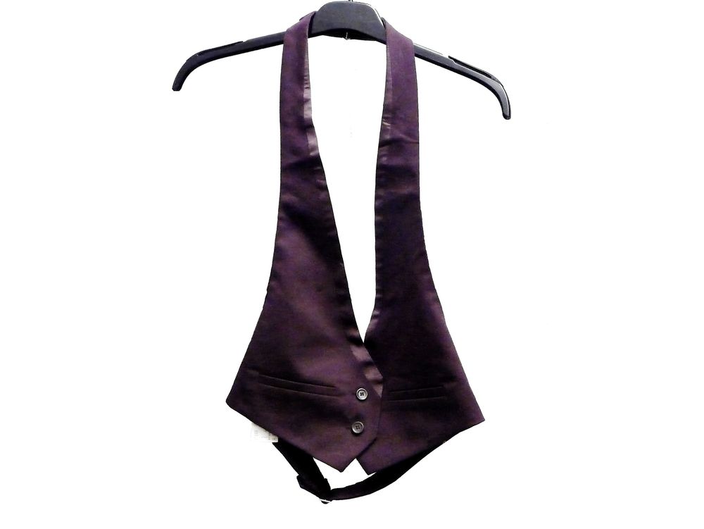 Top / Gilet Dos Nu Violet Aubergine-Taille 38- Vanessa Bruno Vêtements