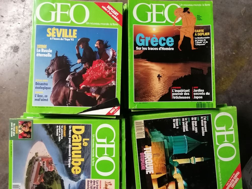 magazines G&eacute;o Livres et BD