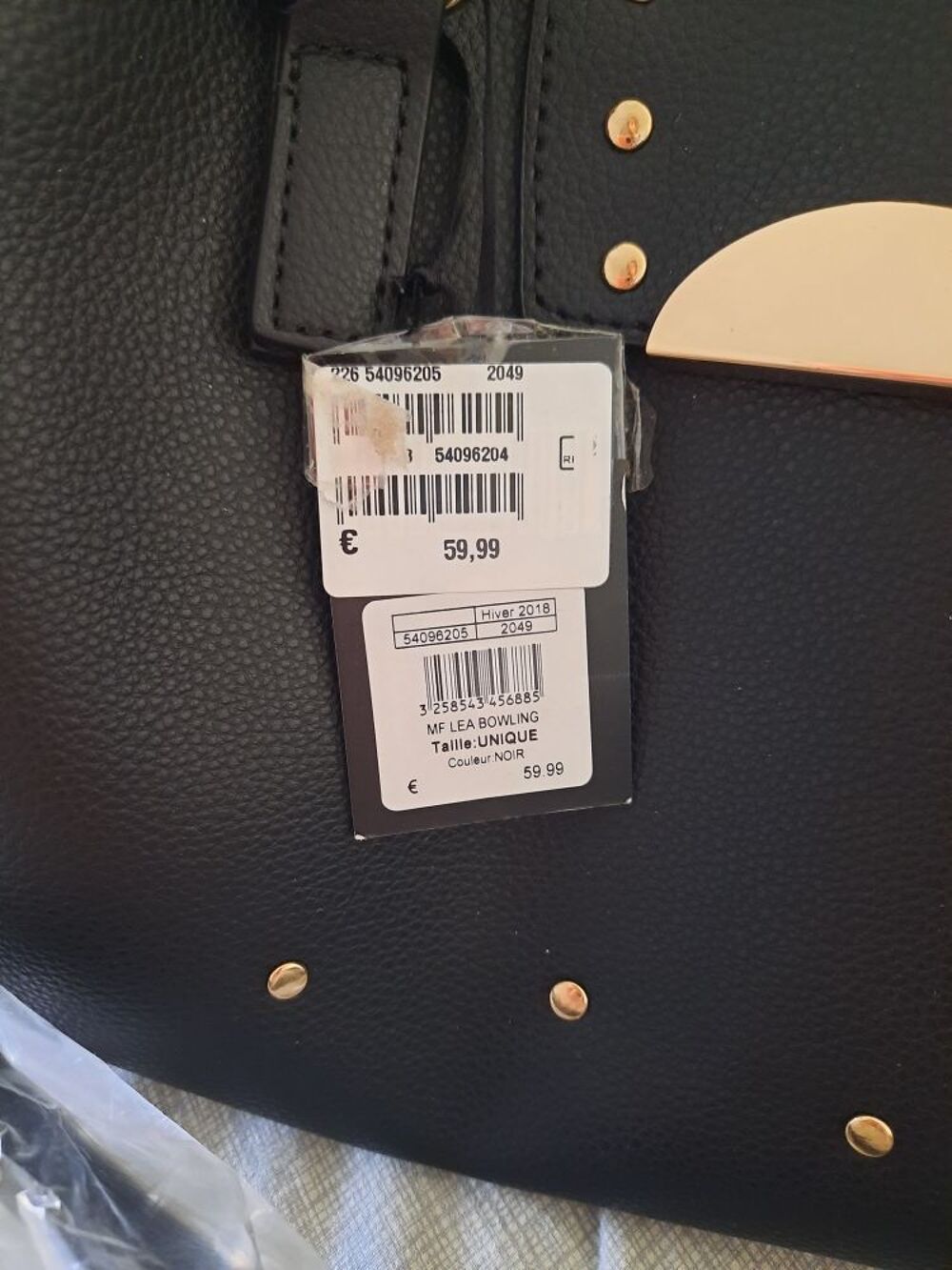 Sac noir neuf Maroquinerie