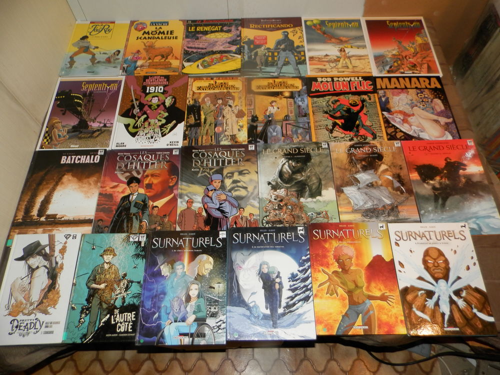 61 bandes dessin&eacute;es vari&eacute;es
Livres et BD