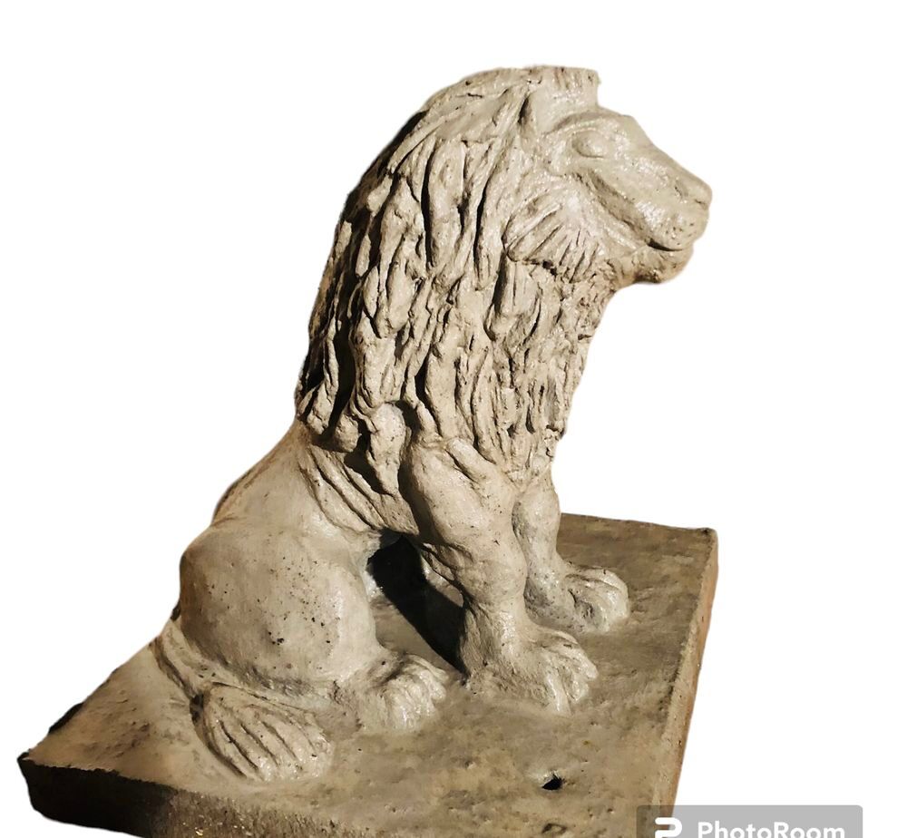 Statue de lion 