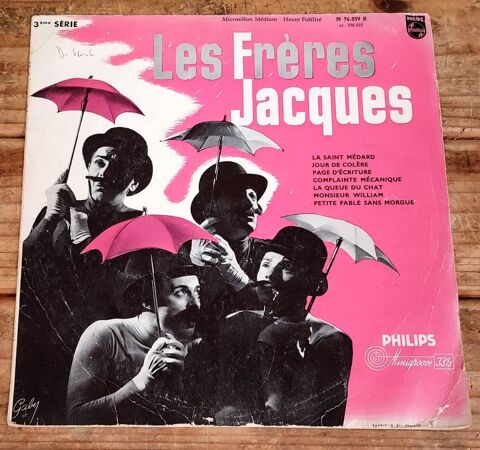 LES FRRES JACQUES -33t / 25cm - 3 SRIE - LA SAINT MDARD  8 Tourcoing (59)