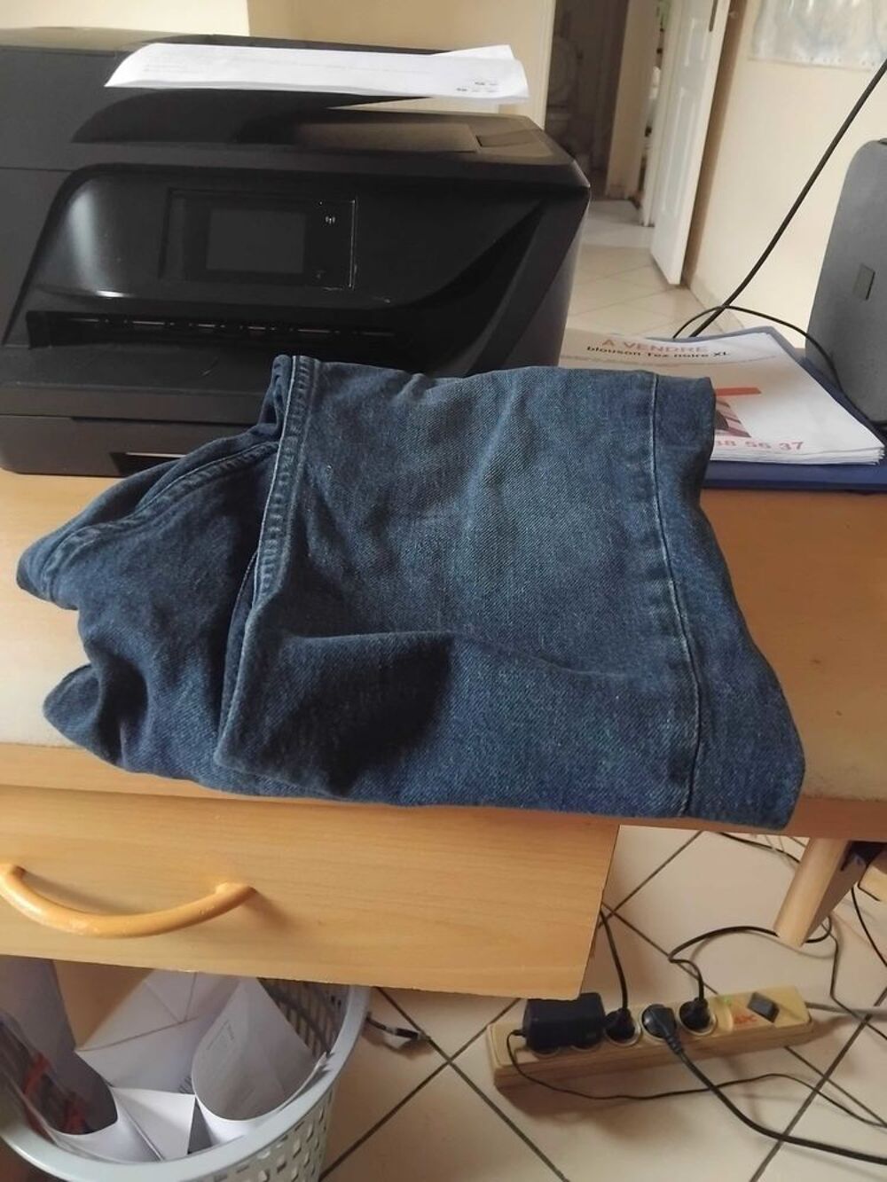 Jean slim 46 Kiabi bleu marine Vêtements