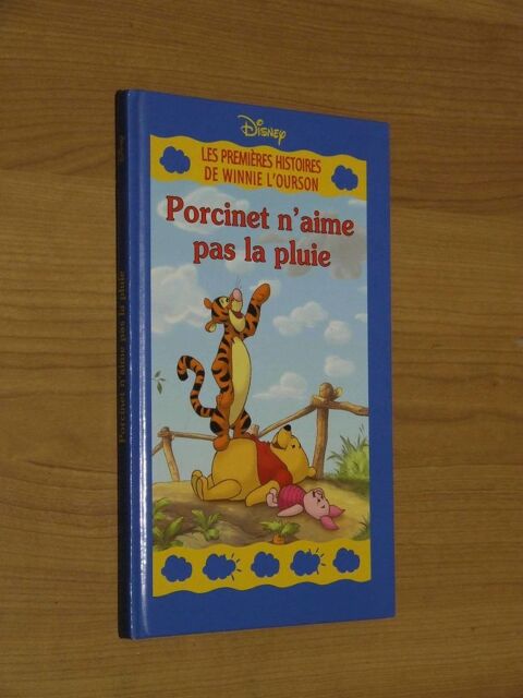 Livre, Porcinet n'aime pas la pluie, DISNEY, TBE 2 Bagnolet (93)