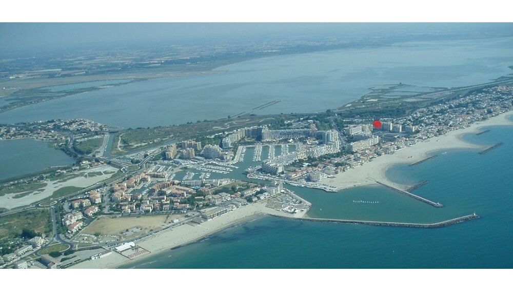   F2 avec une vue sur mer et parking priv. Plage 100 mtres.  Languedoc-Roussillon, Carnon Plage (34280)