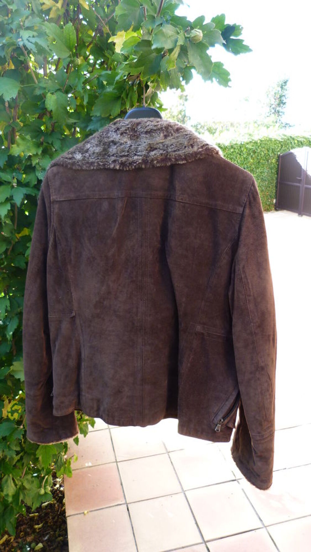 Manteau 100% cro&ucirc;te de porc, femme taille 48 Vêtements