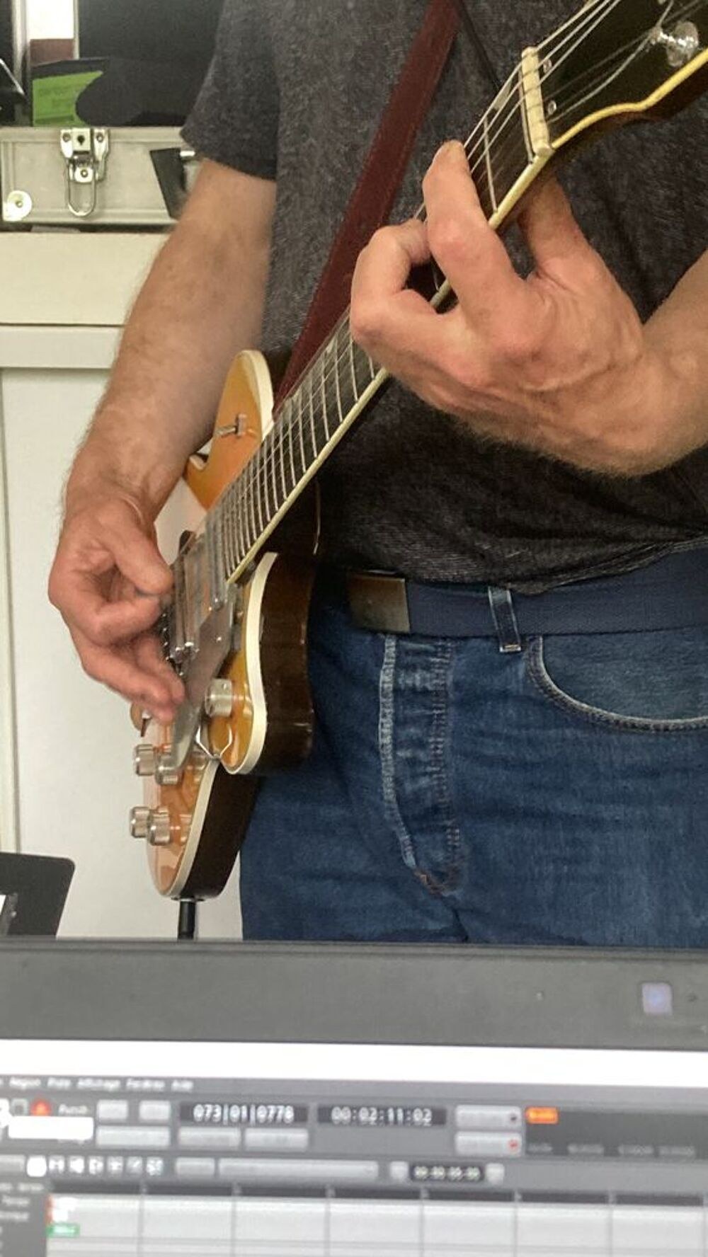 Gretsch US guitar (orange) Instruments de musique