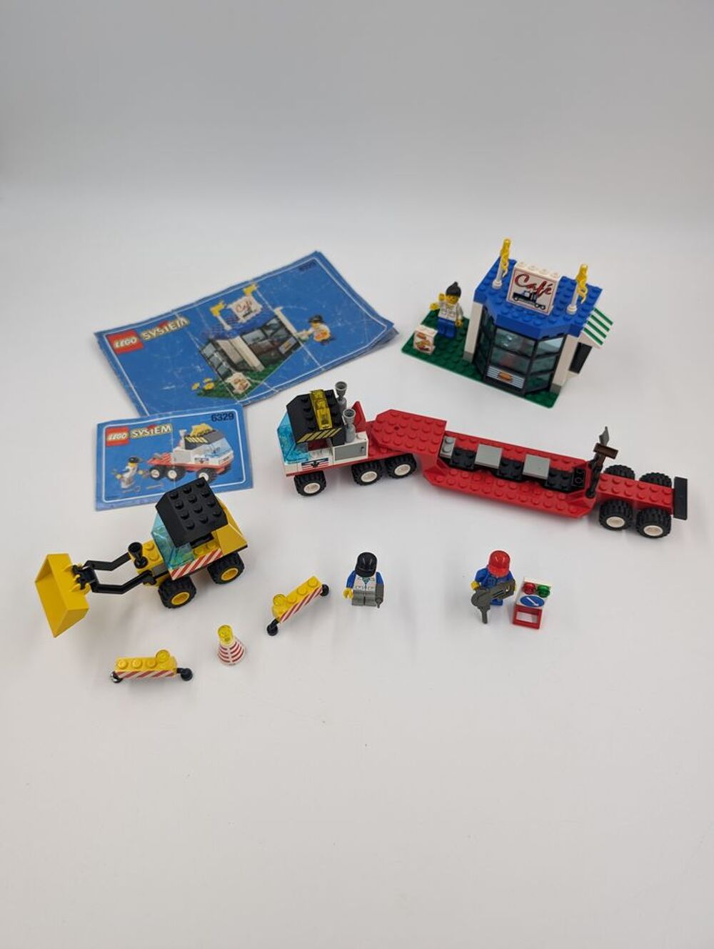 Set Lego 6329 Town (City) Truck Stop sans boite avec notice Jeux / jouets