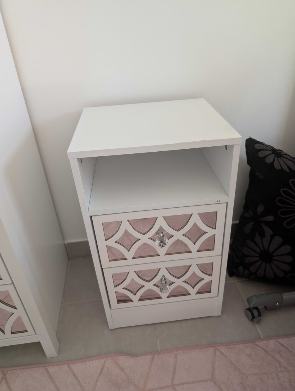 Table de chevet miroir Galano €" tr&egrave;s bon &eacute;tat Meubles