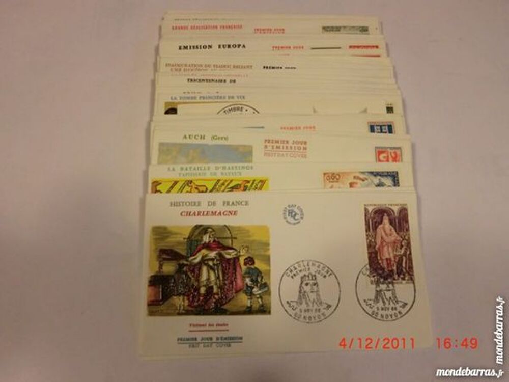 lot enveloppes premier jour FDC 1966 p12 