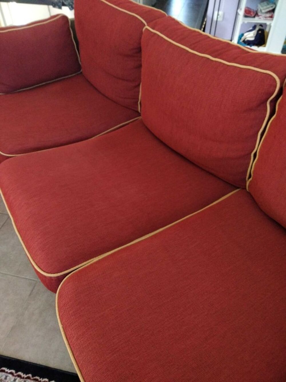 tr&egrave;s beau canap&eacute; d'angle non convertible modulable et d&eacute;houssable Meubles
