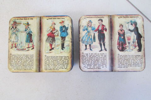 Lot de 2 boites m�tal, format livre, exp�riences 12 Albi (81)