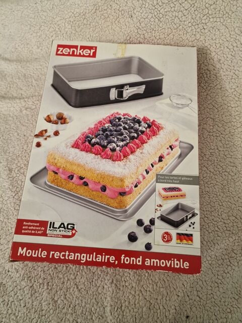 Moule rectangulaire fond amovible 4 Lauzerville (31)