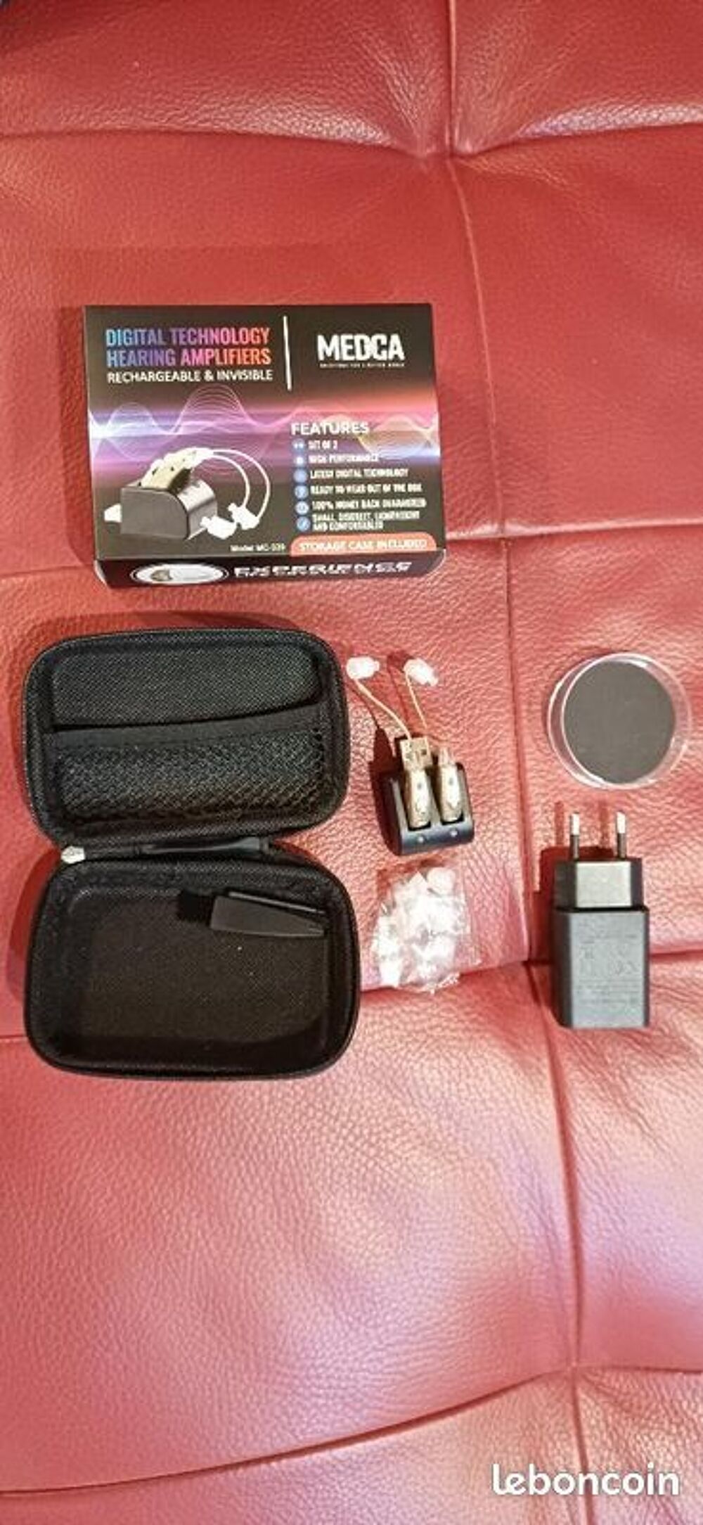 amplificateur d oreilles MEDCA neuf 
rechargeable 
servi 1 h Audio et hifi