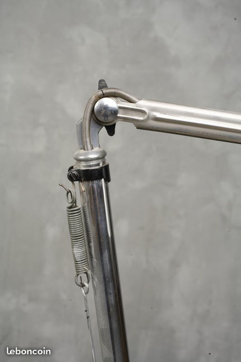 Vintage Lampe d'atelier super chrome 1960 Décoration