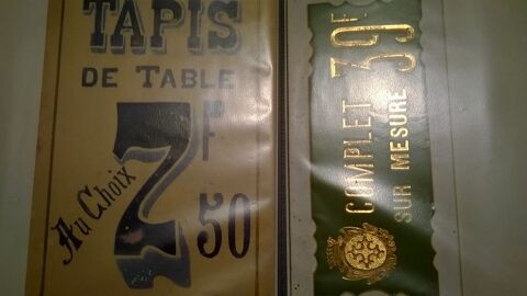 �tiquettes de vitrine 1920 100 Chamb�ry (73)