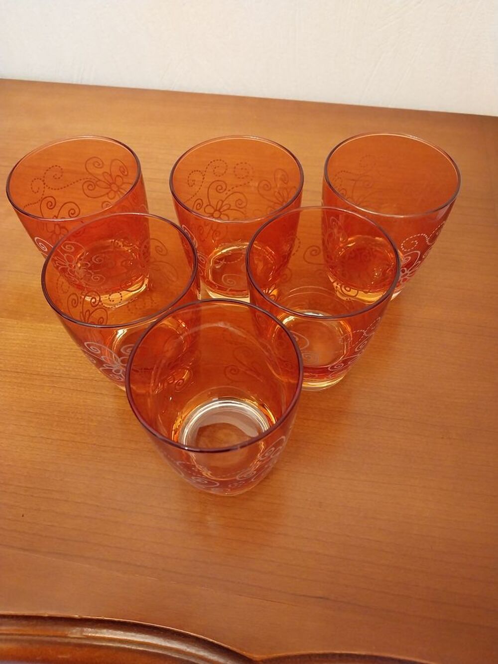 VERRES A EAU Décoration