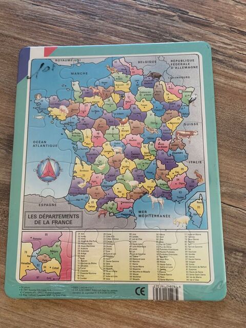 Puzzle     Les départements de France     5 Saleilles (66)