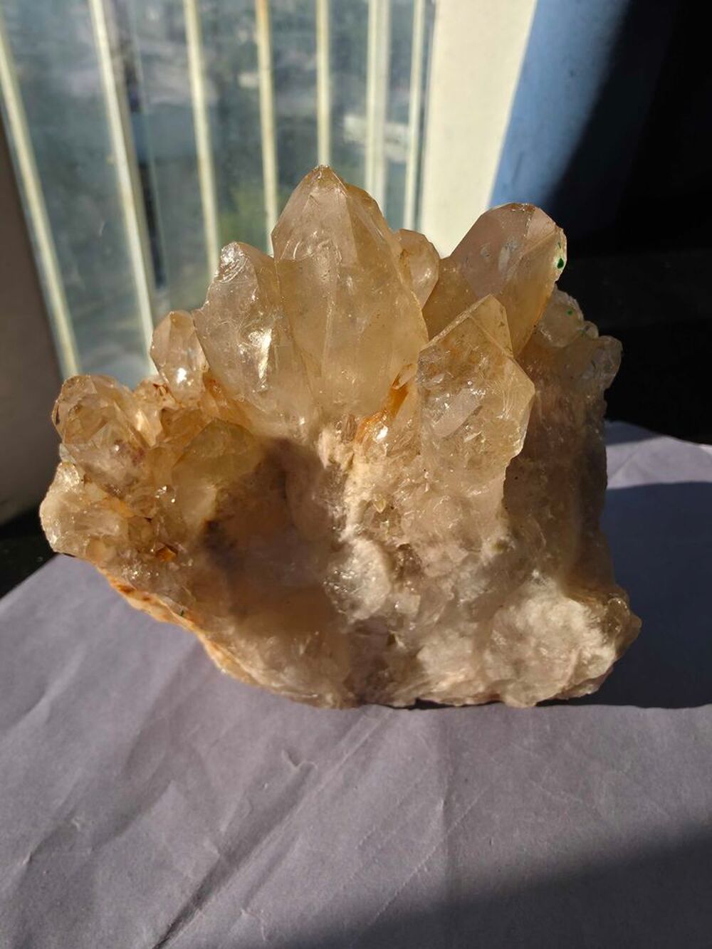 Magnifique Citrine Naturelle de Kolwezi(RDC)-Sp&eacute;cimen de Collection 708g 
