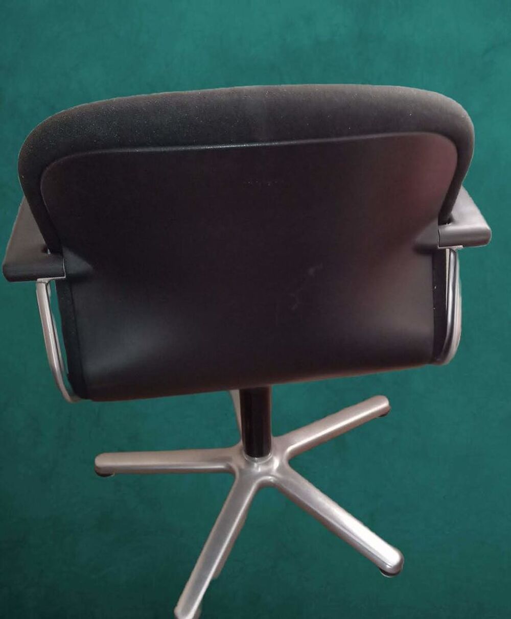 Fauteuil de Bureau Pivotant Noir Meubles