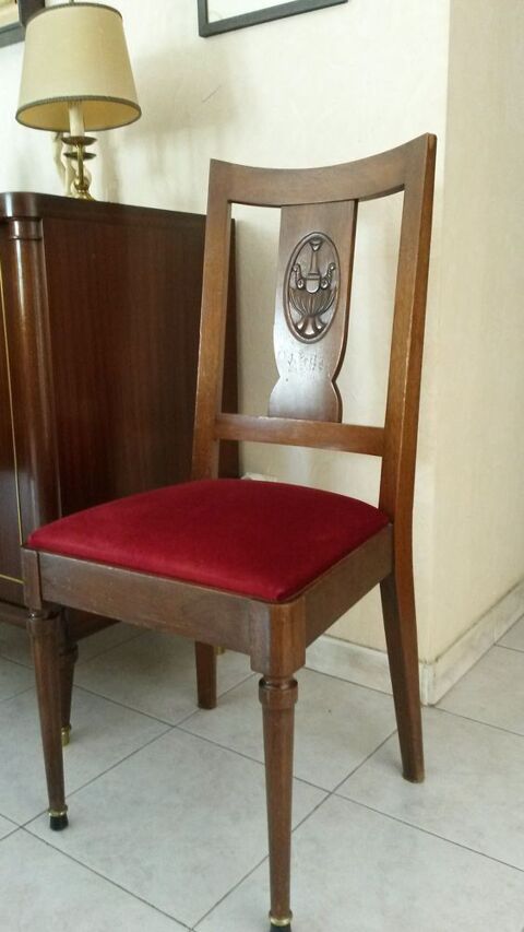 lot de 6 chaises style empire acajou 300 Marseille 12 (13)