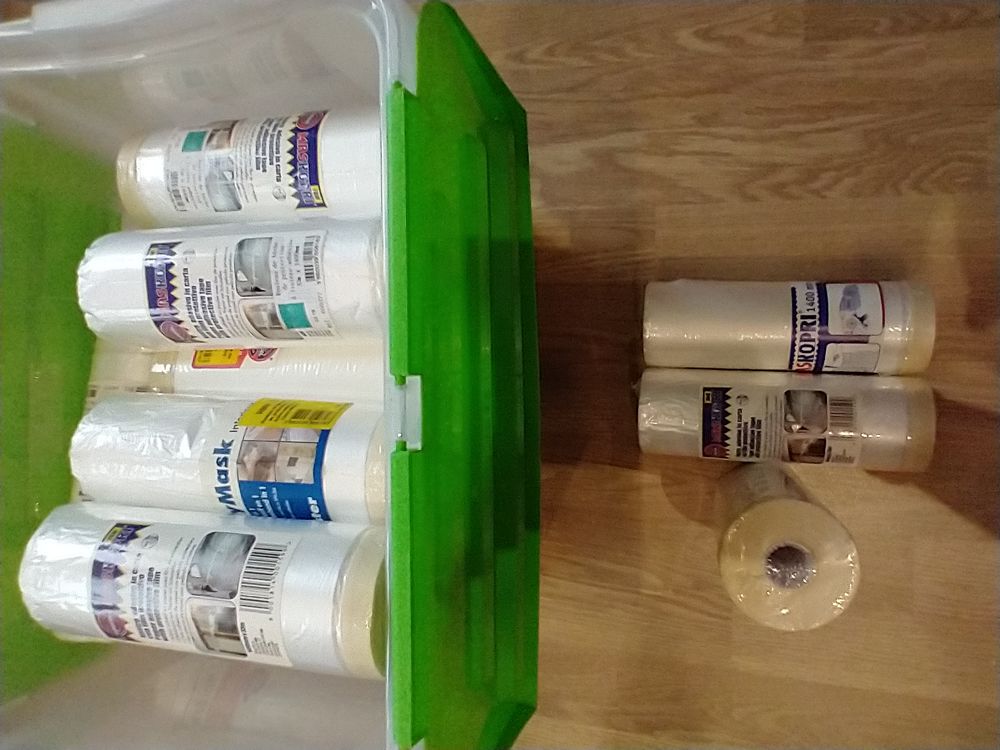 b&acirc;che rouleau de film masquage adh&eacute;sif Bricolage