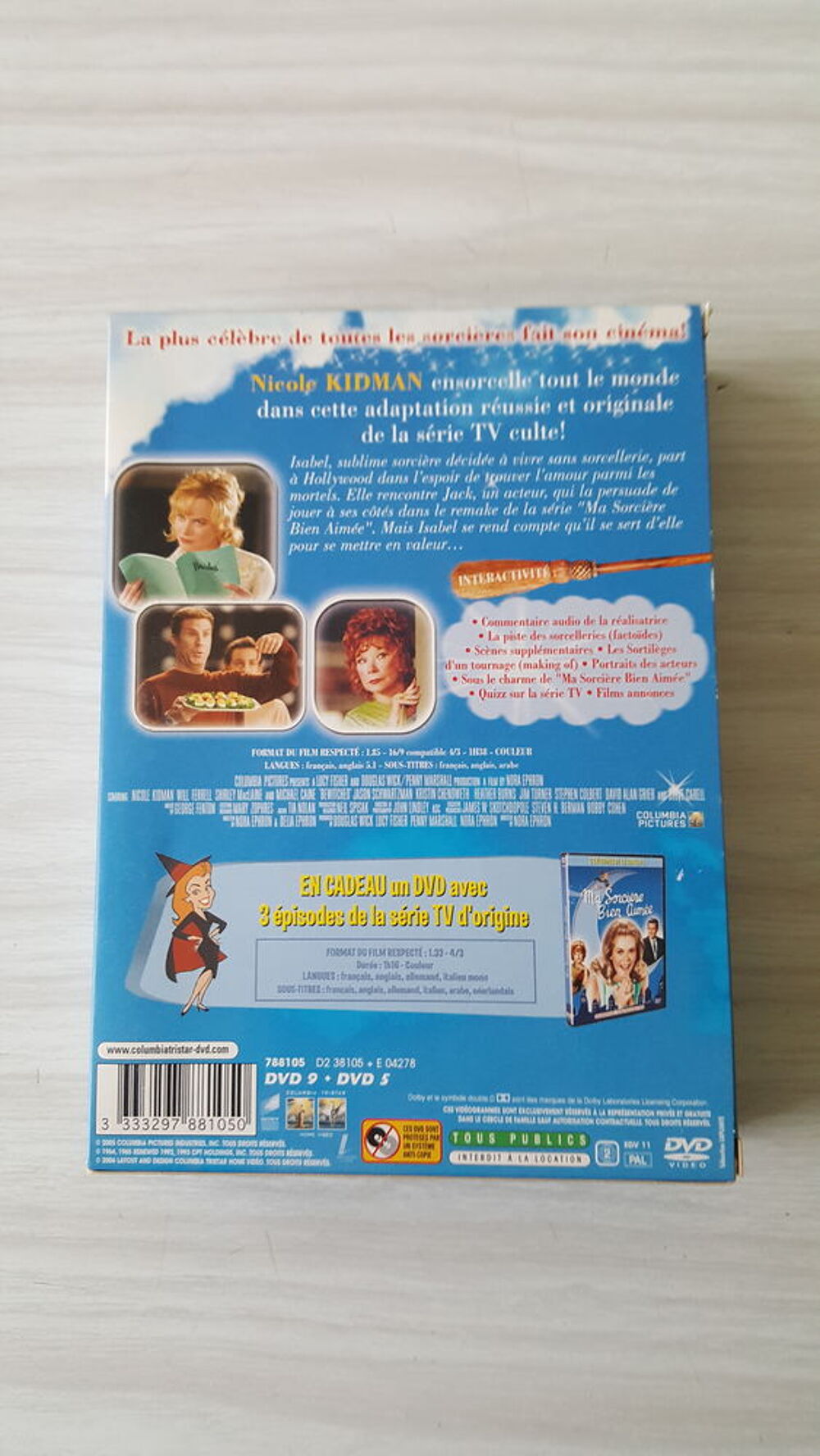 Coffret 2 DVD M'A SORCI&Egrave;RE BIEN AIM&Eacute;E DVD et blu-ray