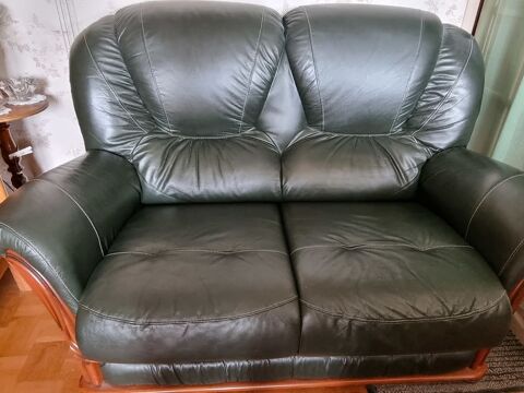 Canap cuir 2 places 300 Noisy-le-Sec (93)
