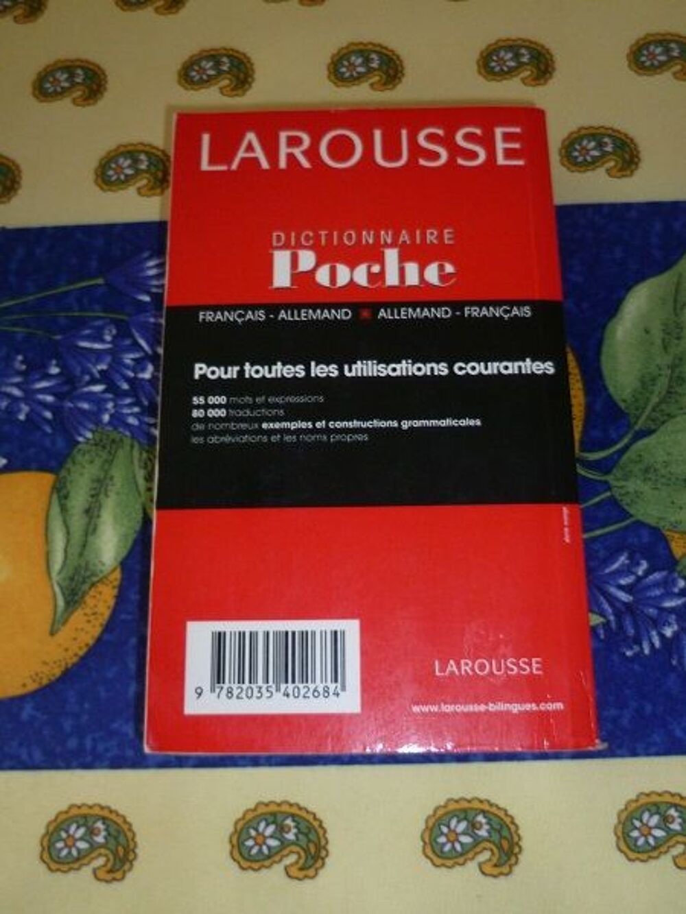 Dictionnaire Larousse Allemand Francais &eacute;cole fac Livres et BD