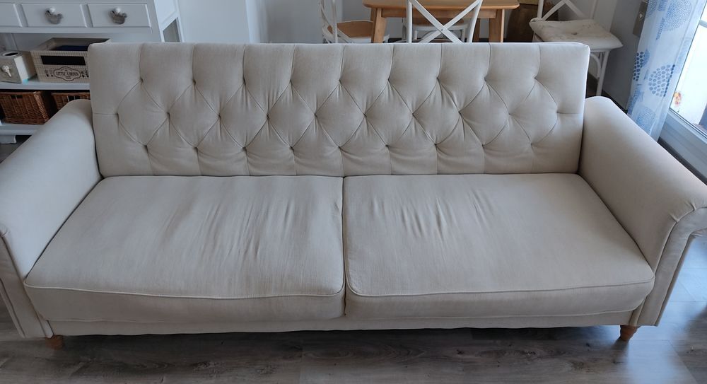Canap&eacute; convertible en lin Maisons du monde Meubles