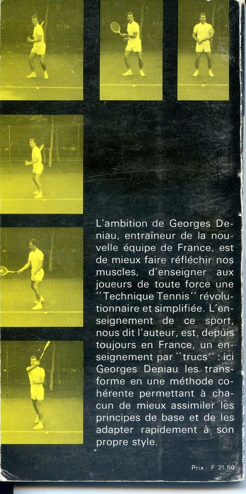 TENNIS TOTAL - Georges Deniau, Livres et BD